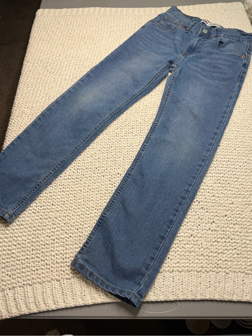 Boy’s Classic Straight Light Blue Jeans